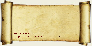 Jana Komerović vizit kartica